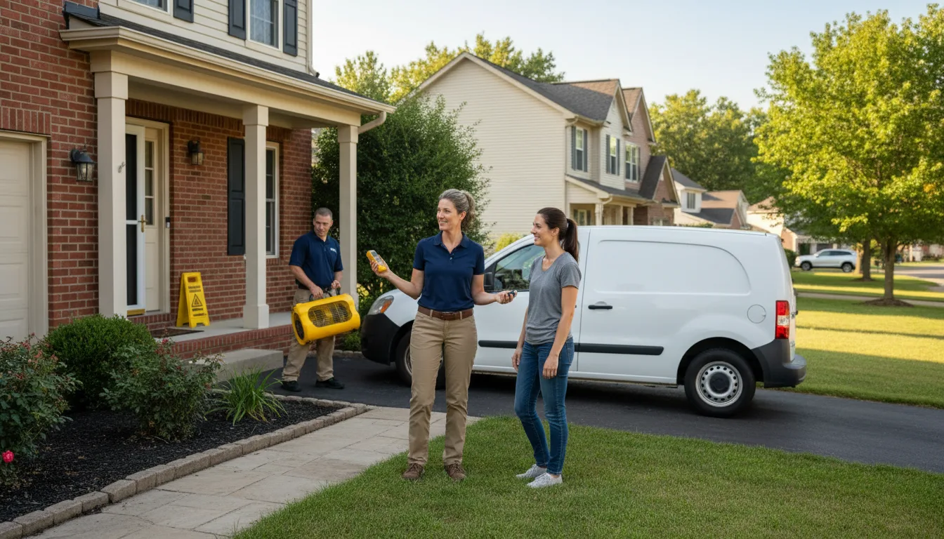 Water restoration image for Water Damage & Restoration Services in North, VA